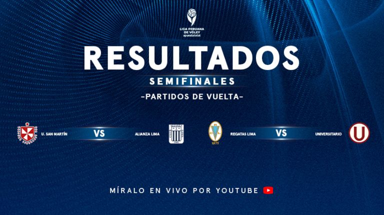Programación de las semifinales de vuelta de la Liga Peruana de Vóley 2025