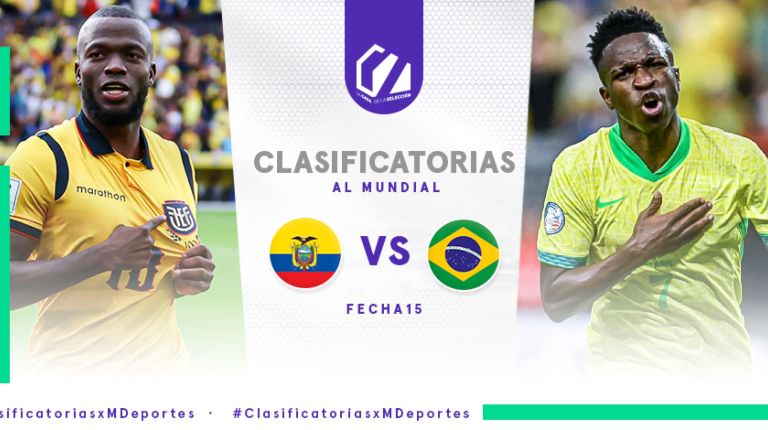 Ecuador vs. Brasil EN VIVO: horario y canal del partido por la fecha 15 de las Clasificatorias 2026