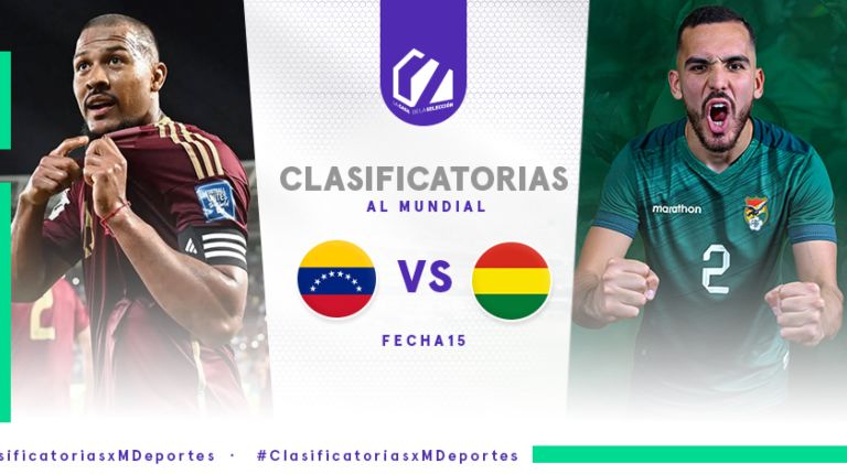Venezuela vs. Bolivia EN VIVO: horario y canal del partido por la fecha 15 de las Clasificatorias 2026